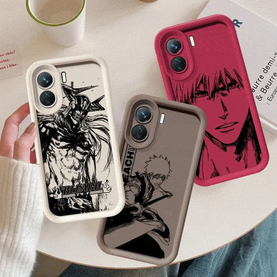 Чехол для телефона с изображением аниме BLEACH Kurosaki Ichigo для Xiaomi Redmi Note 9 12S 10 Lite 11 13 Pro Plus 9S 11 Pro 11S 10 Pro 12 Soft Cover