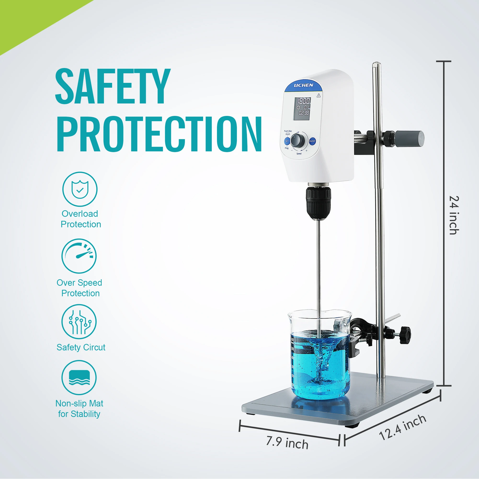 Lab Stirrer for Asphalt Chemical Industry Mechanical Mixing Equipment Laboratory Processing