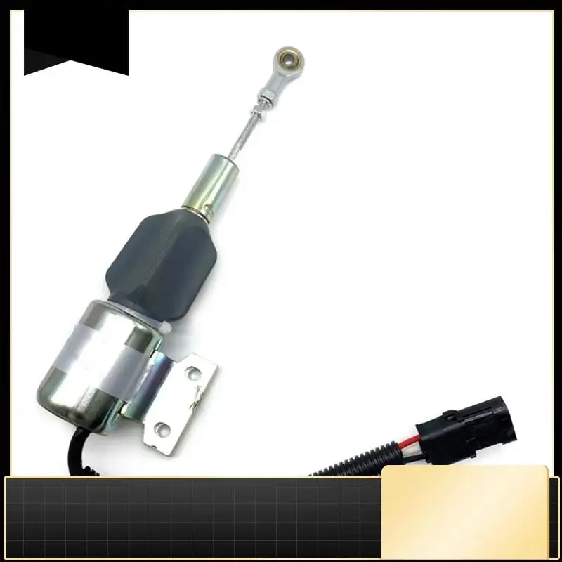 

Shut Off Solenoid Compatible For Cummins 4BT 5.9L 6BT 5.9L R130 R170 3932529 Engine Reliable Shutdown Control