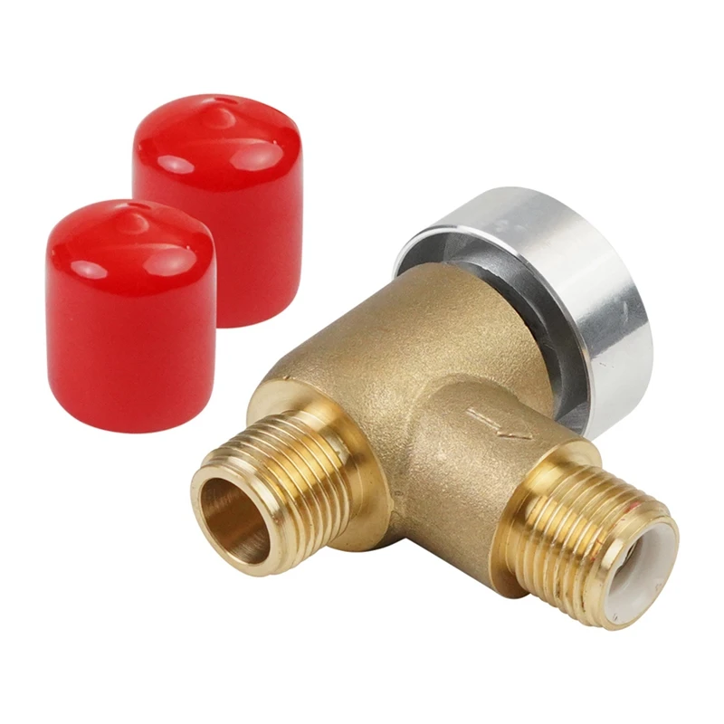 Hot Brass RV Vacuum Breaker Check Valve, 571-VAC-CHK-A Trailer Flusher Check Valve Fit For 571 Check Valve Replace