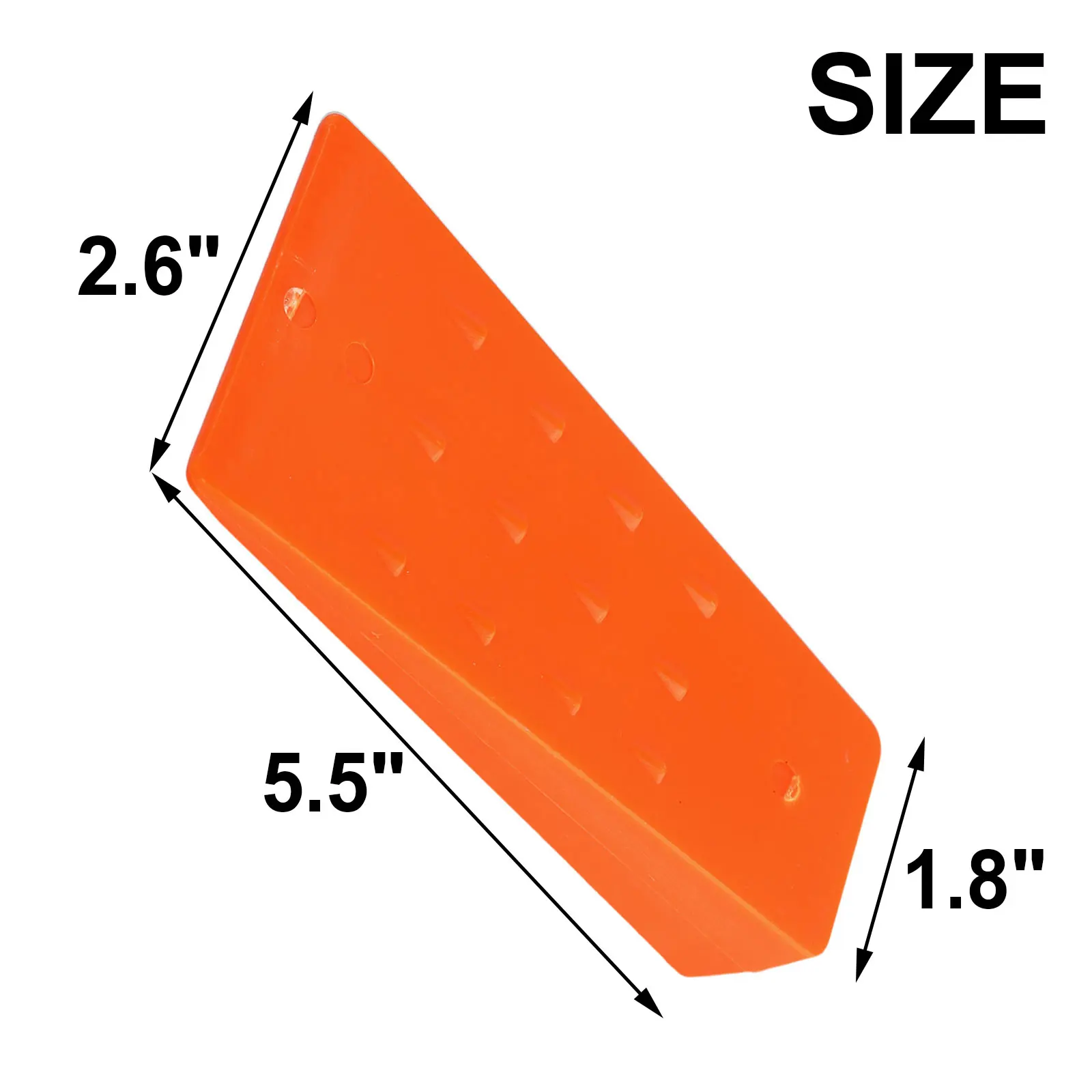 Tool Felling Wedges 14x5x2cm Orange Professional Replacement Tree Cutting Tool ABS Plastic Accessory Dependable