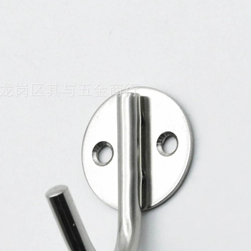 

3pcs Stainless Hooks Smooth Wall Wall Hangers Hangers Bathroom Kitchen Outdoor Utility Picture Single Hook