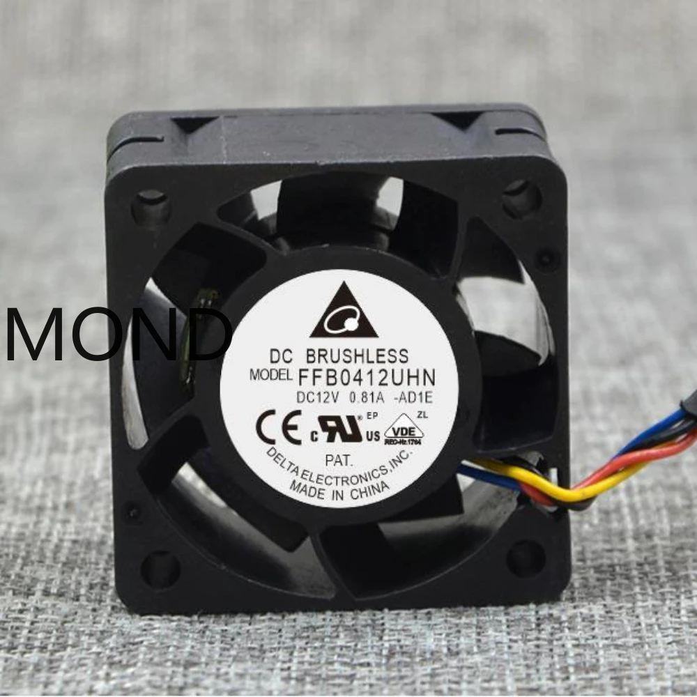 Delta FFB0412UHN 4028 Fan 12V 0.81A 4-wire PWM High Air Volume Server Cooling Fan