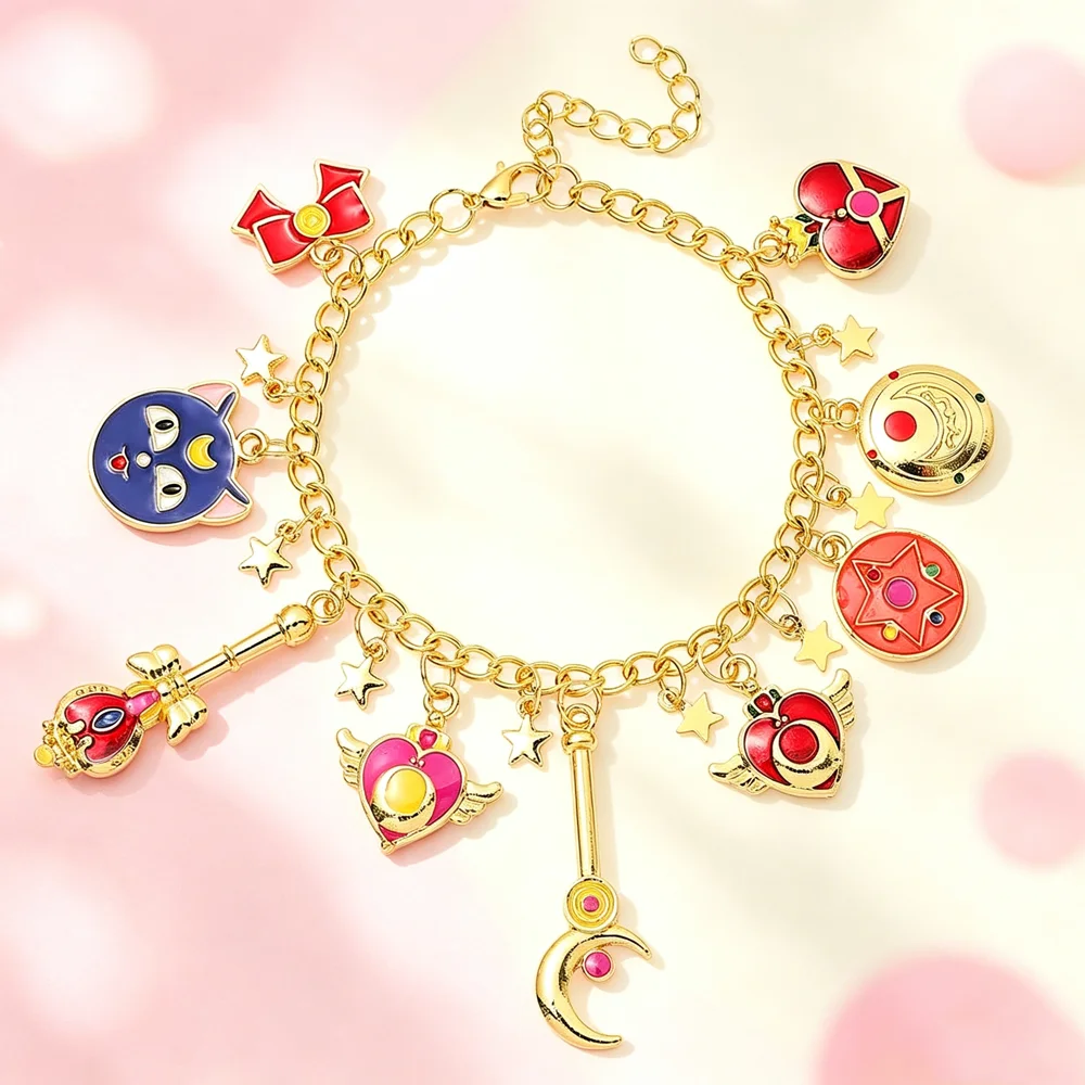Gelang Anime Rantai Emas denga - Anime Cosplay Face ulasan dan harga