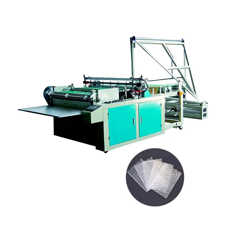 Automatic Pe Air Bubble Film Sheet Wrap Bag Machine Plastic Mailer Bubble Bag Making Machine Shipping Buffer Bag Packing Machine