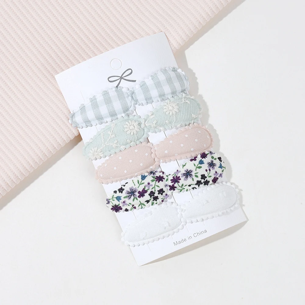 10 Stück Mini Stoff-Wassertropfen-Haarspangen für Kinder, Babys und Mädchen, Tägliche Party-Dekoration, Haarclips, Mädchen-Haaraccessoires, Geschenke – Detail 14