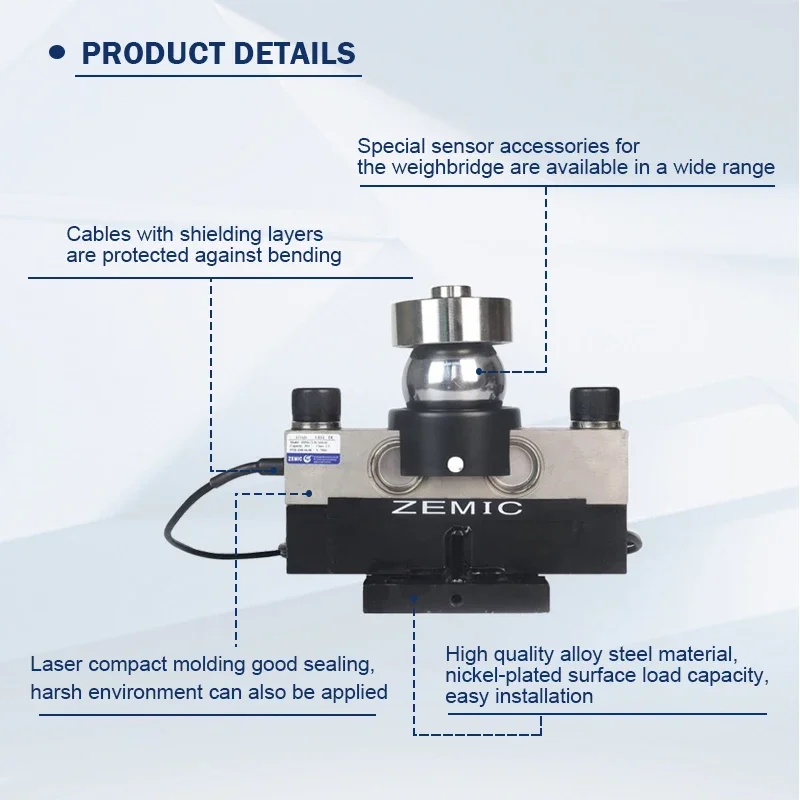 트럭 스케일 볼 유형 아날로그 로드셀용 HM9B 30t 영어 버전 사용