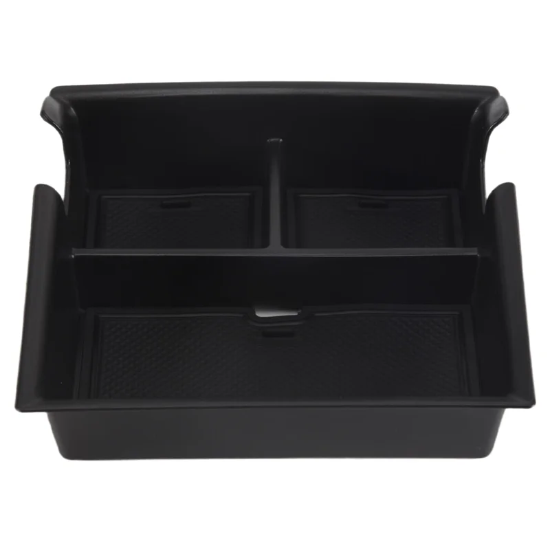 دائم-ل BYD Atto 3 Yuan Plus 2022-2023 اكسسوارات السيارات سيارة مركز وحدة التحكم صندوق تخزين مسند الذراع صندوق صينية تخزين أسود