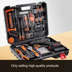 Professional Complete ToolKit Tool Set Repairs Metal Wood Car Maintenance combination Tool Box Home drill Complete toolbox