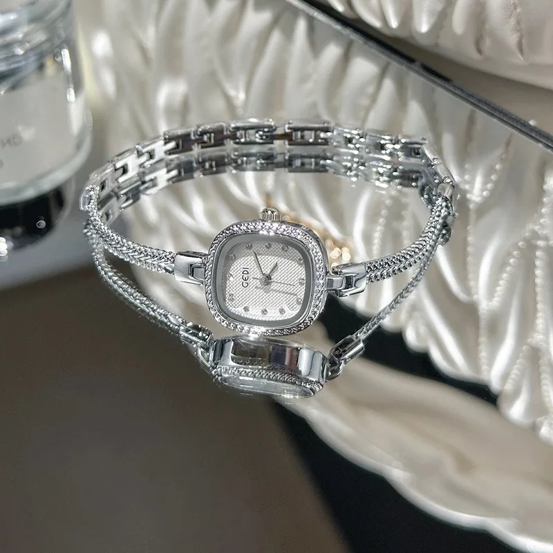 

Original brand watch for women light luxury exquisite small bracelet-style square mini women's watch 2025 new watch women's gift