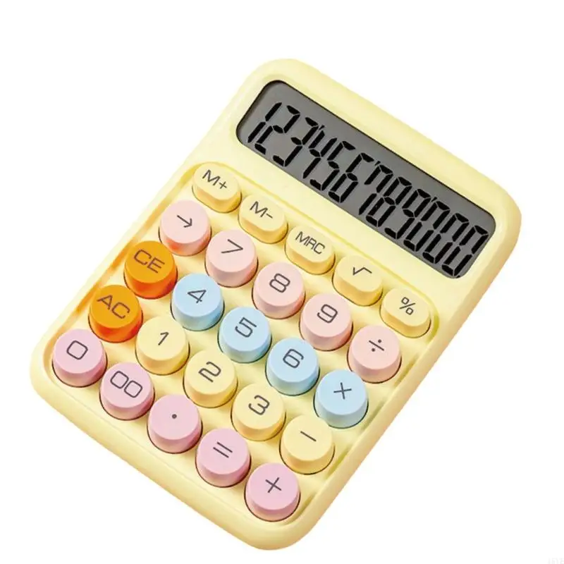 

Прозрачный калькулятор Электронный стандартный калькулятор с 10-значным дисплеем Механическая кнопка для офисной школы