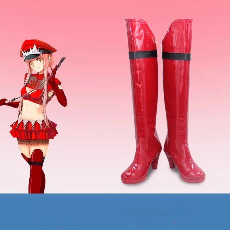 

Обувь для косплея Game FGO Rider Queen Medb, изготовленная на заказ, ботинки, реквизит для Хэллоуина и карнавала