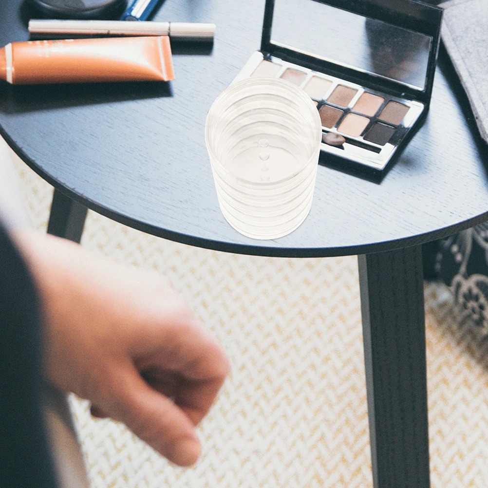 

2pcs Plastic Storage Boxes Small Transparent Containers For Jewelry Earrings Beads Stackable Mini Container With