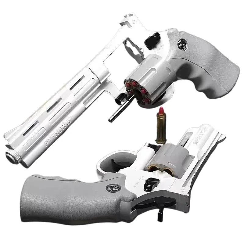 Pistolet ZP5 357 Revolver Ciągły Strzał Miękkie Drgi Zabawka CS Gra Plenerowa Dla Dzieci i Dorosłych