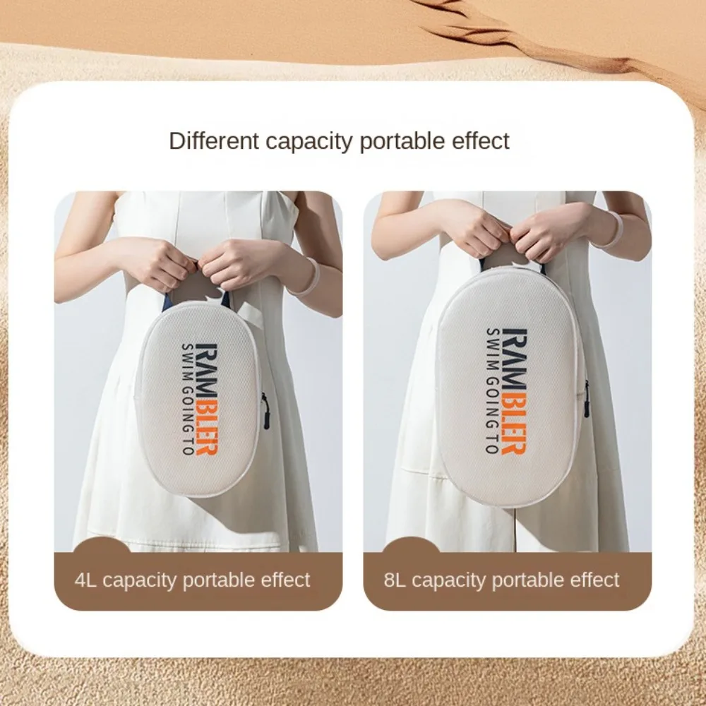 

Сухая и влажная разделительная сумка для плавания в тренажерном зале, сухая сумка большой емкости, прозрачная водонепроницаемая сумка для хранения для бассейна, портативная на молнии