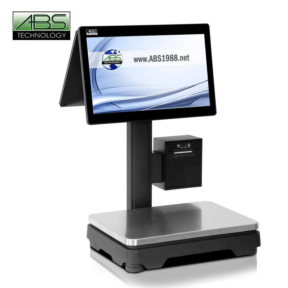 ABS ABS500 POS Cash Register with WIN7/WIN10 OS and 1920x1080 Resolution for Coffee Shops and Stores