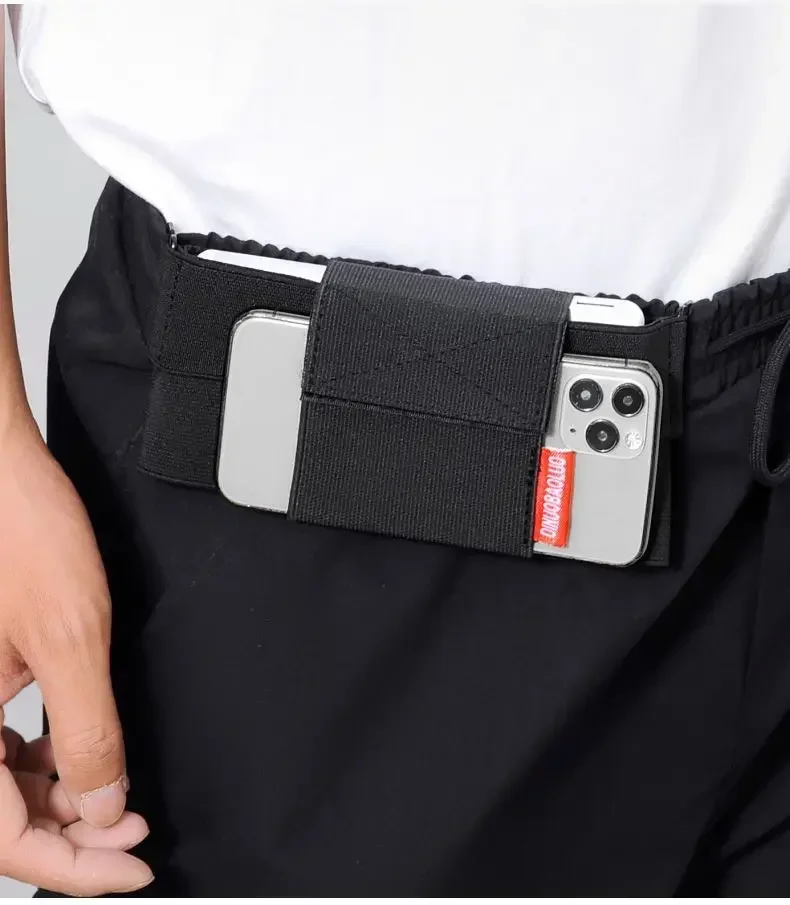 Sport Unsichtbare Handy Taille Tasche Unisex Männer Laufen Tragbare Taille Packs Tasche Frauen Outdoor Arbeit Elastische Handy Tasche – Detail 2
