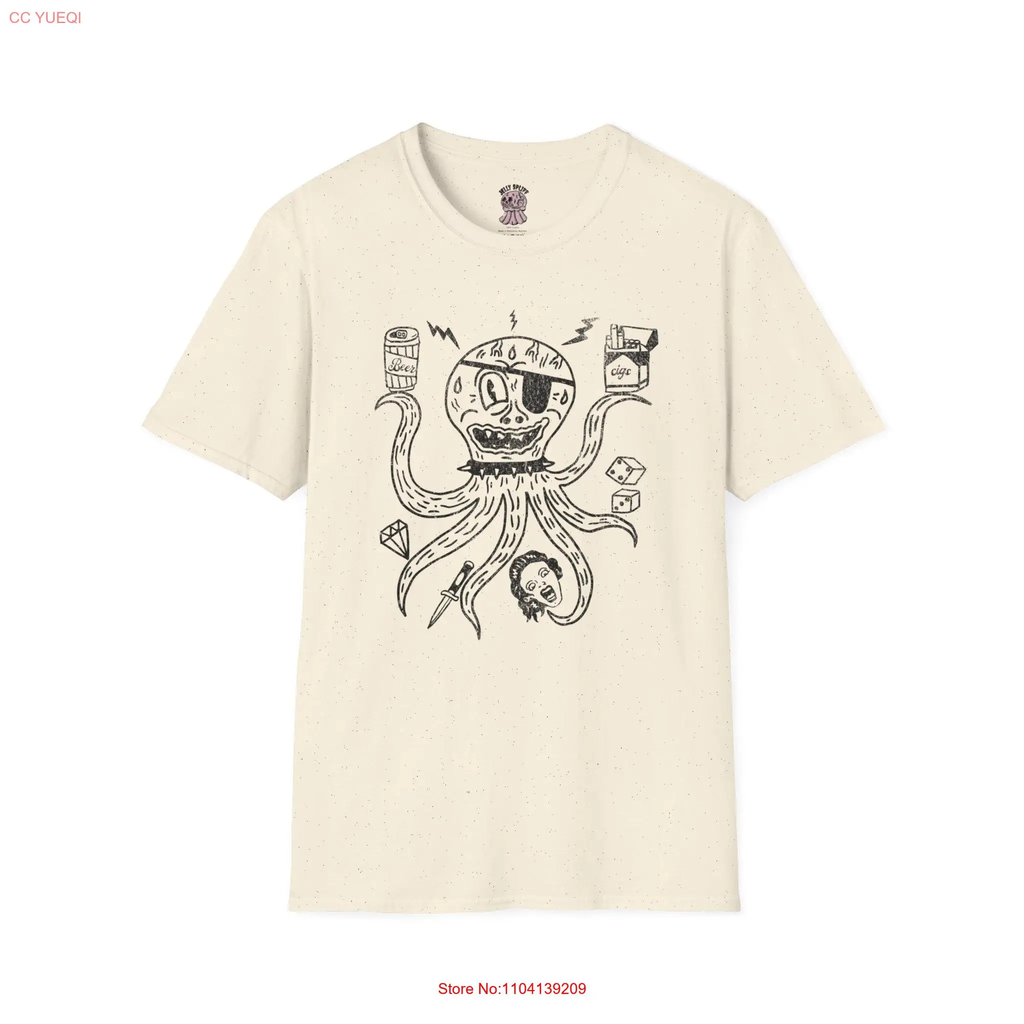 

Оригинальная футболка Art Party Monster, уникальная забавная крутая тематическая одежда, идеально подходящая для влюбленных и законодателей моды