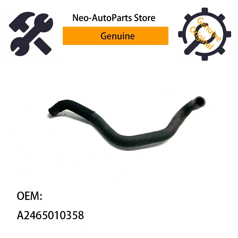 

A2465010358 OEM шланг для воды охлаждающей жидкости для Mercedes Benz A/B/CLA/GLA резиновый шланг для воды шланг OEM 2465010358
