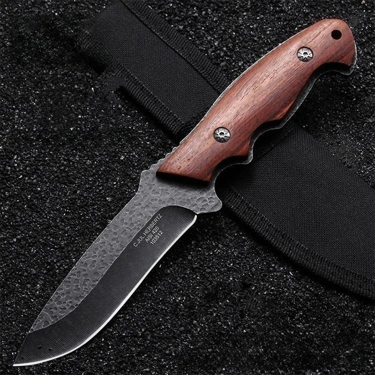 New Outdoor Stainless Steel Hardness Anti-body Knife Hardnes Outdoor Camping Knife Fruit Paring Arma De Defesa Pessoal