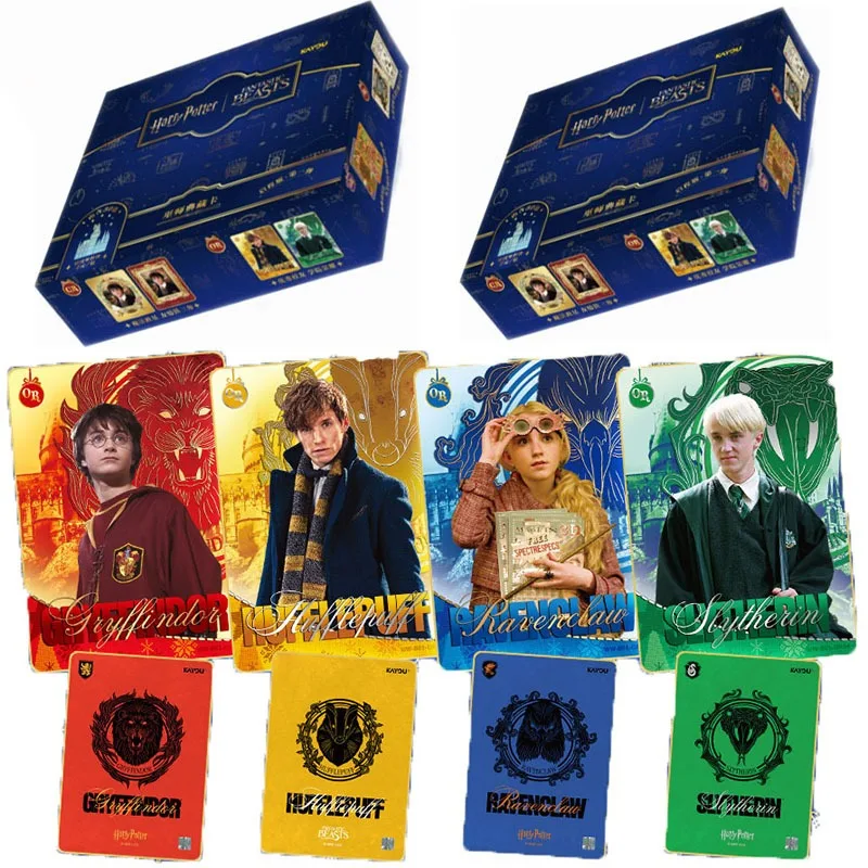 

Коллекционные карты KAYOU Harry Potter Wizard, серия 1, пакеты TCG Booster CR, редкие периферийные устройства аниме, праздничные подарки