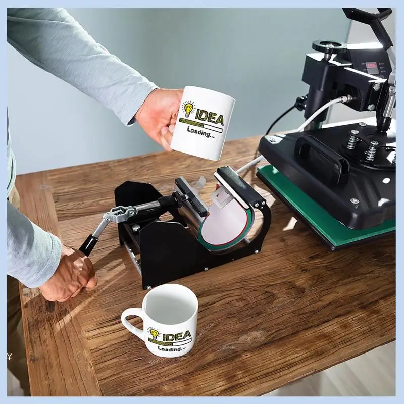 

MLGB-3Pcs Silicone Mug Clamp 15 OZ 3D Sublimation Silicone Cup Wrap Fixture For Printing Heat Transfer Machine, Green Easy To Us