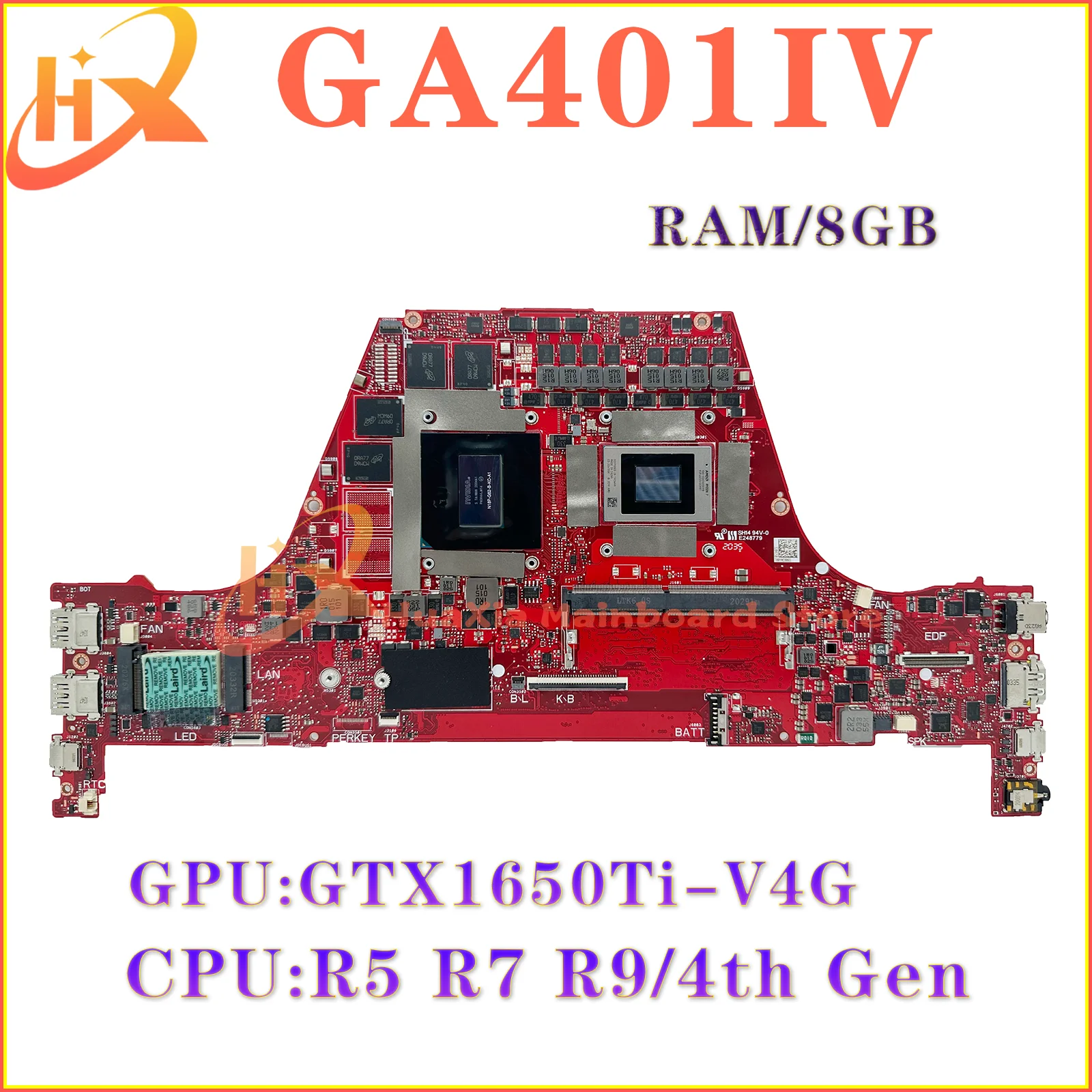 KEFU GA401I Mainboard For ASUS ROG GA401IV GA401IU GA401II GA401IVC Laptop Motherboard R5 R7 R9 GTX1650Ti RTX1660Ti RTX2060