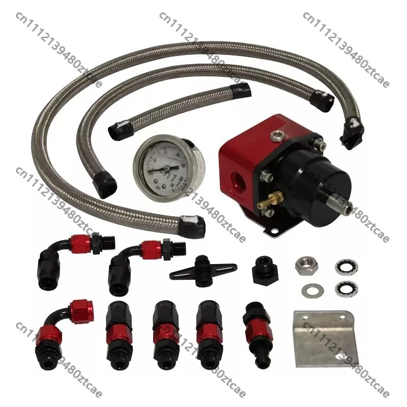 Universal Racing Fuel Pressure Regulator Kit, Turbo  Pressure Adjustment Valve, Car Modified Aftermarket Replacement