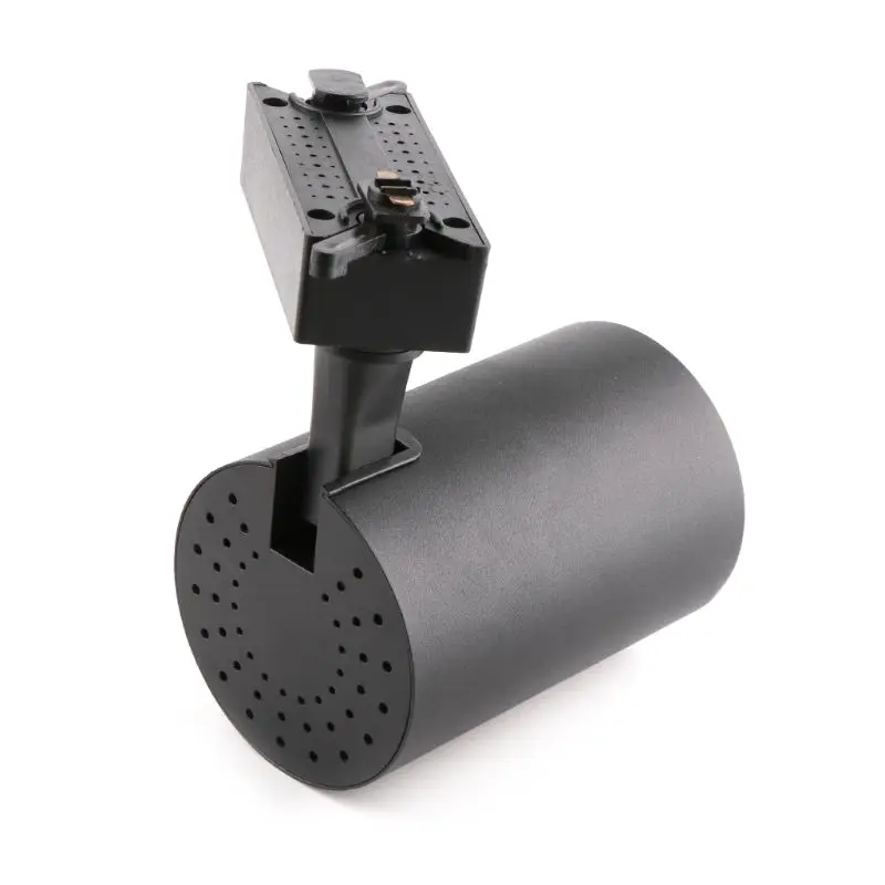 Black Track LED Light COB Spotlights Lamp Tracking Fixture For Store Shop