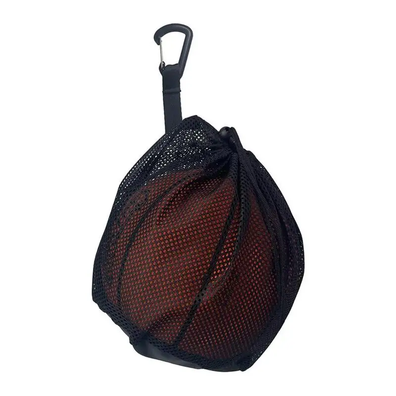 

Single Ball Bag Mesh Carry Bag Sport Game Ball Storage Bag Drawstring Sackpack Sling Back Bag for Carrying Basketball Volleyball