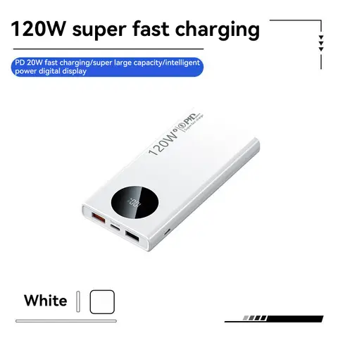샤오미 500000mAh 대용량 파워뱅크 120W 고속 충전 파워뱅크 휴대용 배터리 충전기 아이폰 삼성 화웨이용 2025