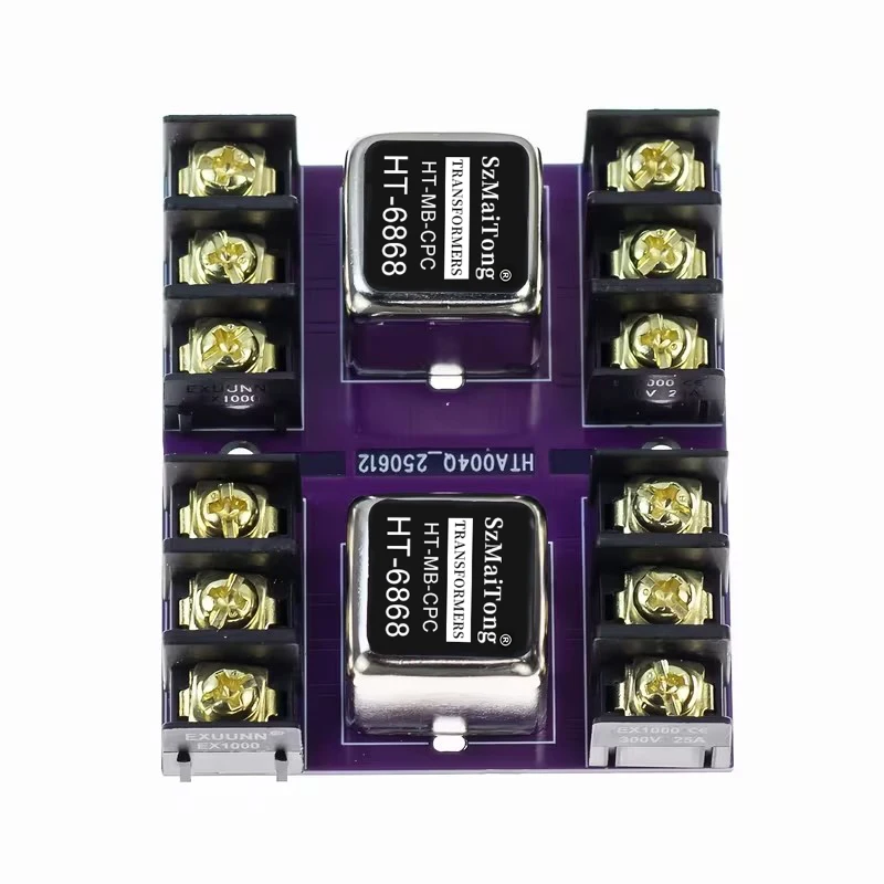 HT-6868 Balance Unbalanced XLR RCA Converter Professional Audio Isolator Permalloy Signal Transformer 600:600
