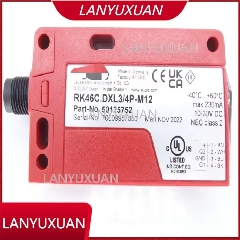 Brand New Rk46c.dxl3/4p-wbrm12 Sensor Warranty Plc