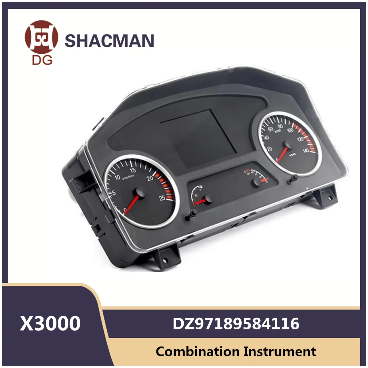 

Combination Instrument DZ97189584116 For SHACMAN X3000 Tractor Cab Electric Water Temperature Gauge Odometer Truck Parts