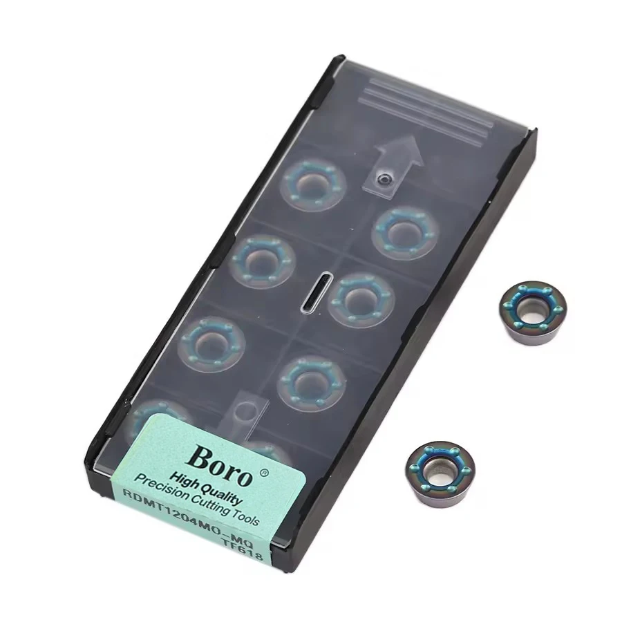 Ferramenta de rotação de fresa função tf618, inserções em carboneto, ferramentas de torno cnc, aço endurecido, lâminas redondas rdmt1204, para aço
