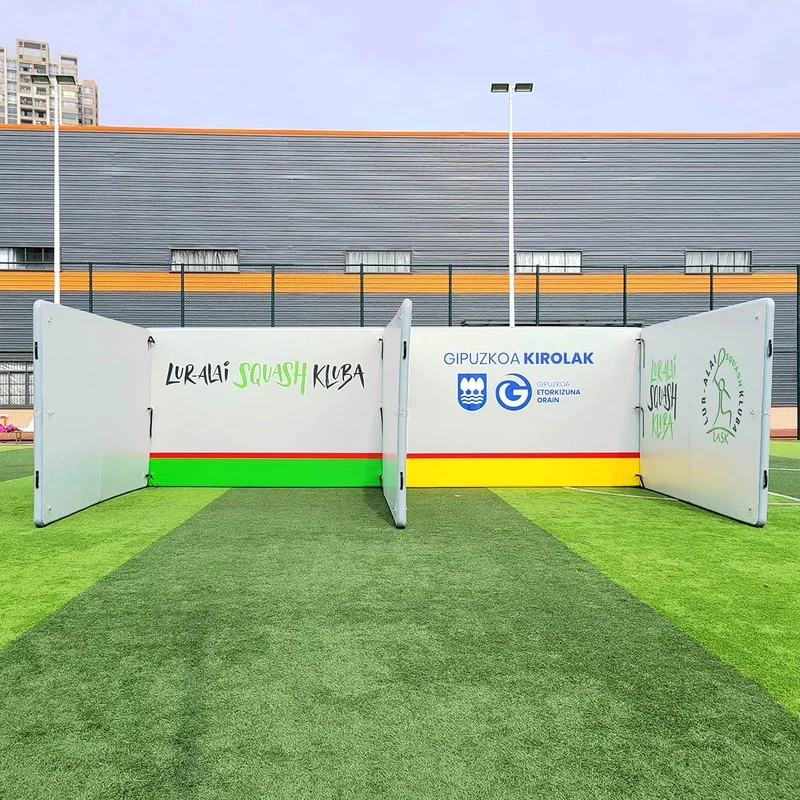 Factory Customized Commercial PVC Professional Inflatable Tennis Training Wall Foldable Sports Competitive Games Wall Training