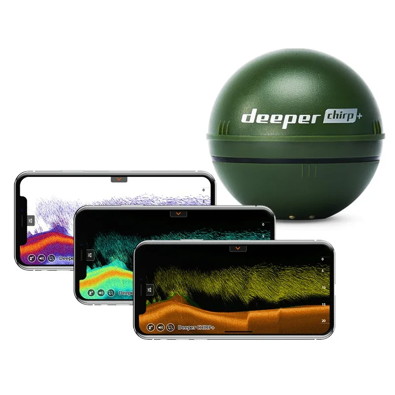 2025Deeper 무선 어군탐지기 (유인등 포함) 휴대용 충전식 위치추적기 수심 무선 소나 센서