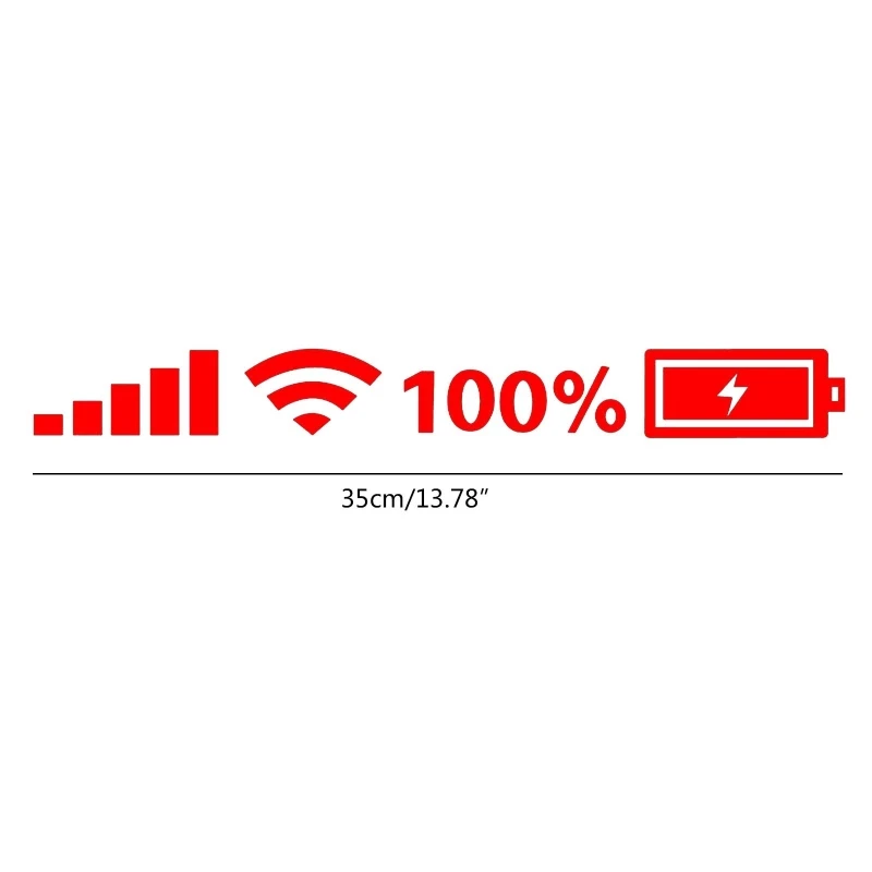 Autocollants réfléchissants pour batterie WIFI 4 couleurs, décorations extérieures pour vitrine magasin, fournitures