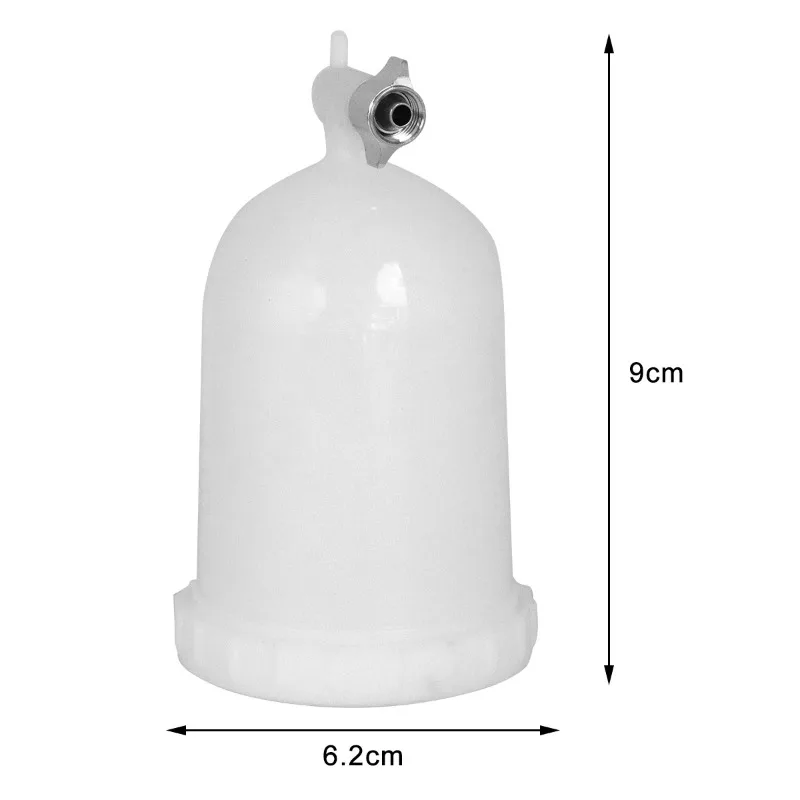 400CC Plastic/Aluminum Spray Paint Pot Air Gravity Feed Sprayer  Cup Pneumatic Tool Accessories For F75 W101 W71 W77