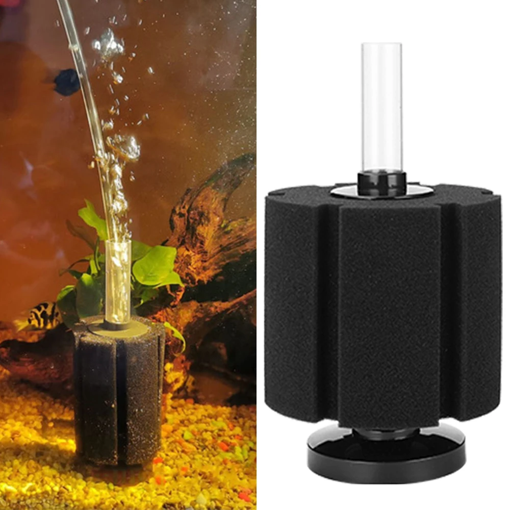 

3 Sizes Fish Tank Air Pump Skimmer Aquarium Fish Filter Accessories Practical Aquarium Filter Biochemical Sponge High Quality