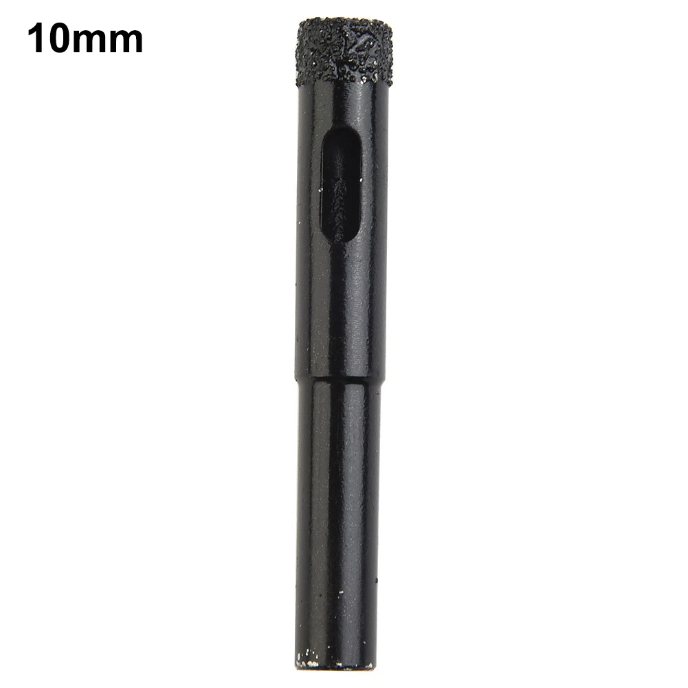 1 pz 65mm Lunghezza Manico Rotondo Punte diamantate brasate a secco per piastrelle di Porcellana Marmo Vetro Corone in ceramica Punta da trapano 6-14mm