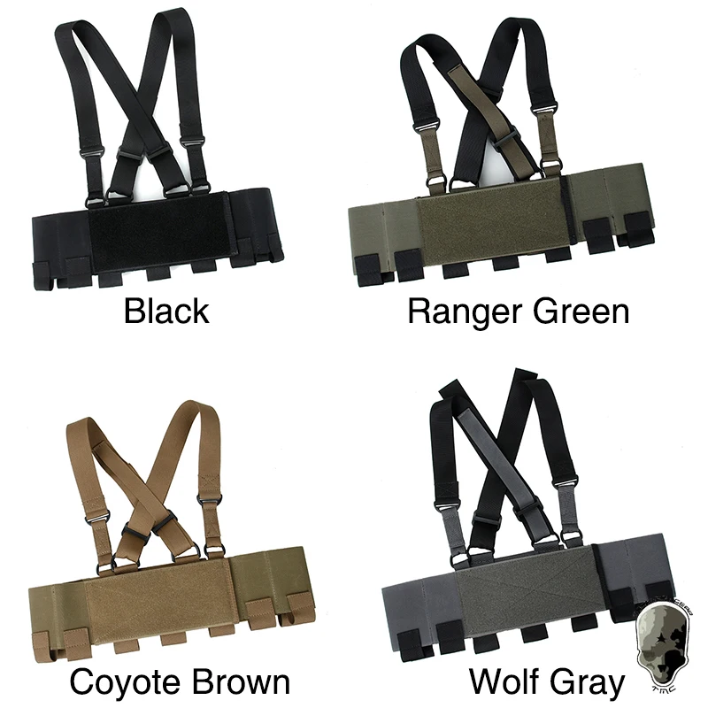 TMC 전술 RD 체스트 리그 경량 5.56 매거진 파우치 포함 에어소프트 레디 리그