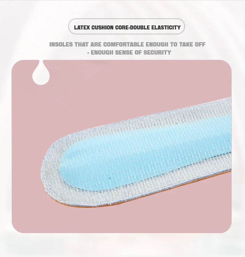 Leder-Einlegesohlen für Damen, weiche, rutschfeste Schuhpolster, bequeme Einlegesohle zur Fußgewölbeunterstützung für Füße, Plantarfasziitis, Linderung von Schuheinlagen – Detail 6