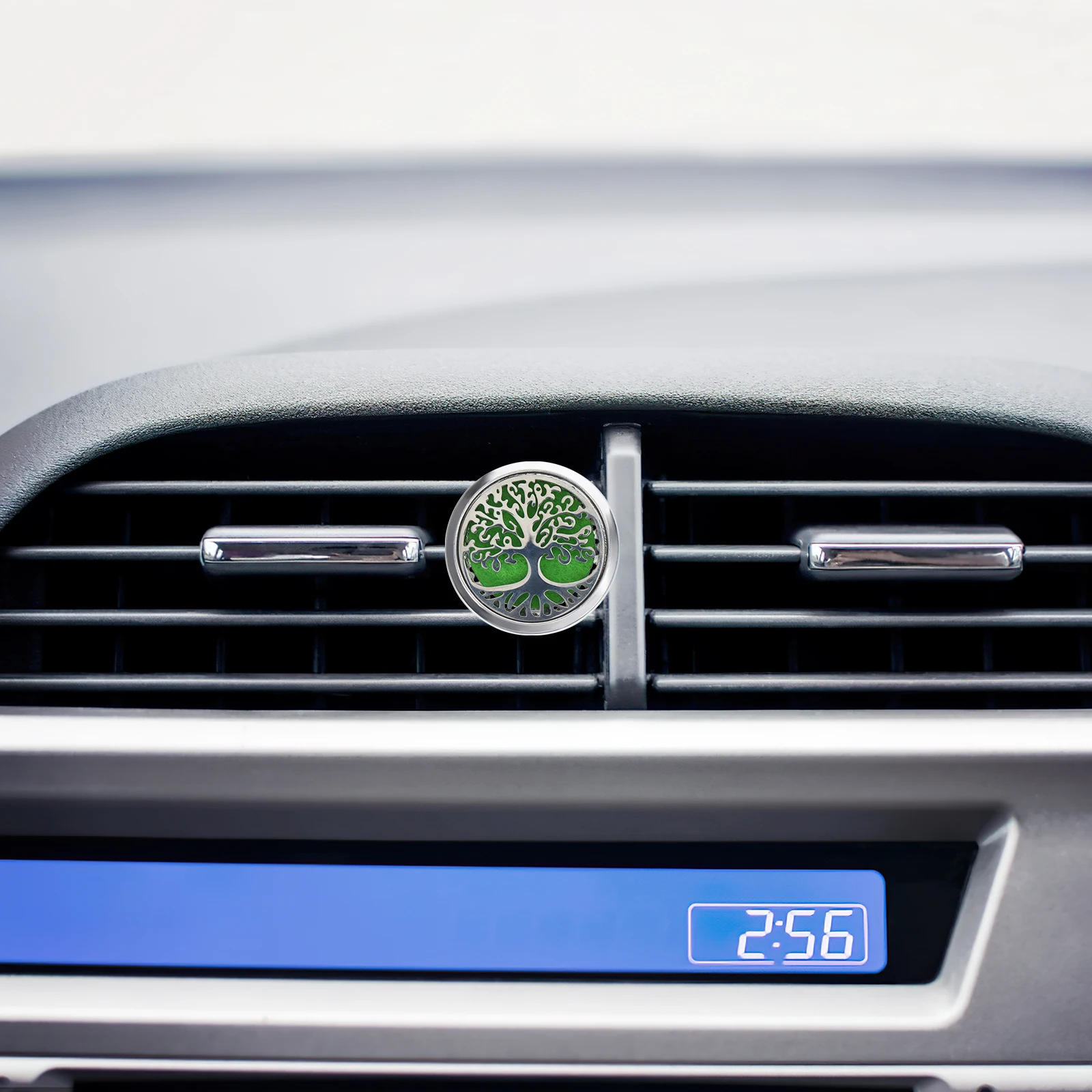 

1 set Car Air Vent Clips Stainless Steel Life Tree Freshener Cotton Pads Replacement Set 20 Original Color Pieces Aromatherapy