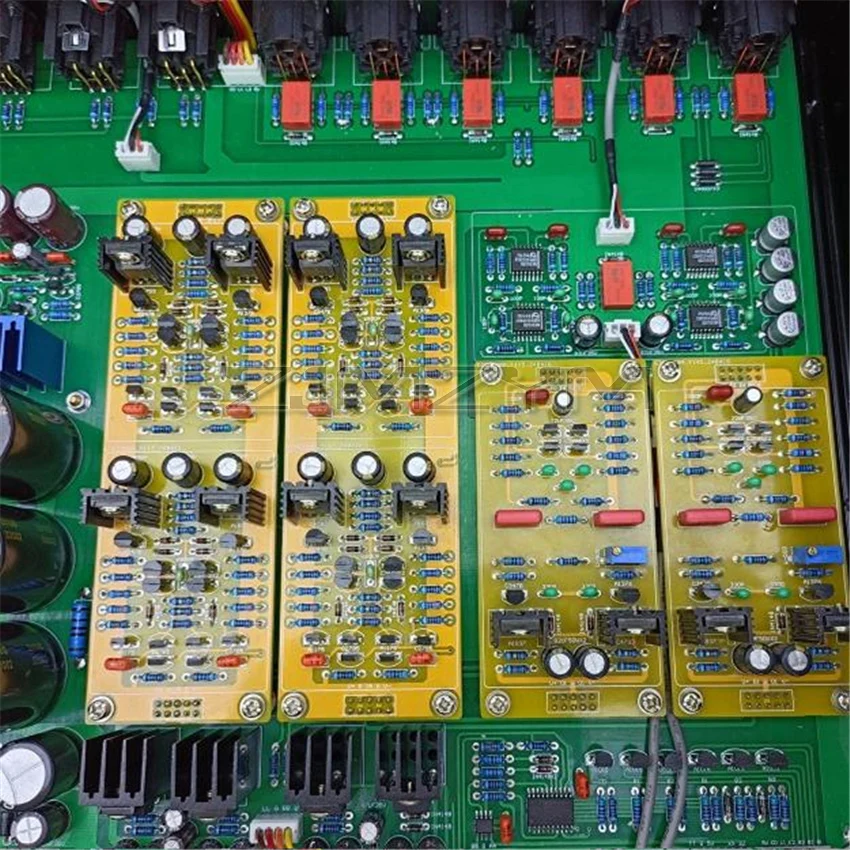 مرجع الصوت الذهبي C-2860 Plus متوازن بالكامل فئة نقية أ قبل مكبر للصوت AC-220V/110 فولت HiFi ارتفاع درجة الحرارة قبل مكبر للصوت