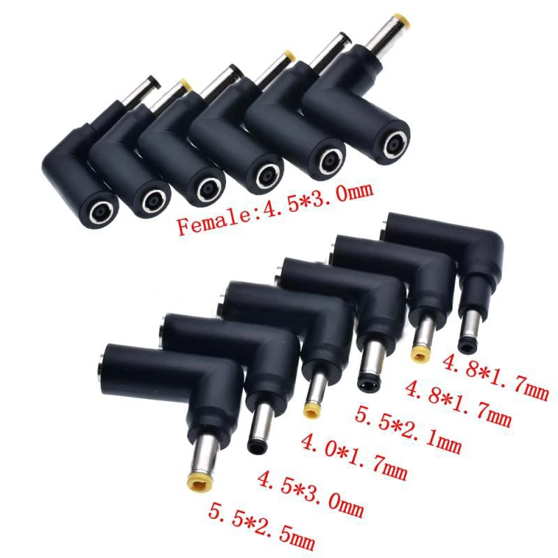 

1Piece DC Round Mouth Female Head 4.5 * 3.0MM To DC Male Head 4.0*1.7/4.5 * 3.0/4.8 * 1.7/5.5 * 2.5/5.5 * 2.1MM Conversion Head