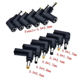 1Piece DC Round Mouth Female Head 4.5 * 3.0MM To DC Male Head 4.0*1.7/4.5 * 3.0/4.8 * 1.7/5.5 * 2.5/5.5 * 2.1MM Conversion Head