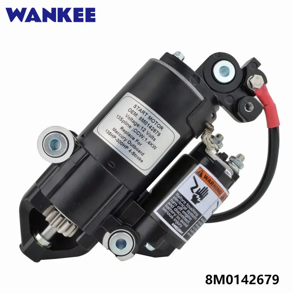 Starter Motor 8M0142679 for Mercury V6 V8 175 200 225 250 300HP Outboard Engine Verado Pro XS