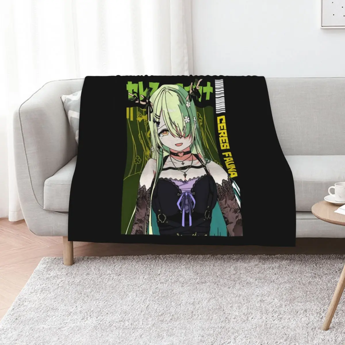 Ceres Fauna Goth Dress Throw Blanket for sofa Shaggy Blankets For Bed funny gift Decorative Throw Decorative Sofas Blankets