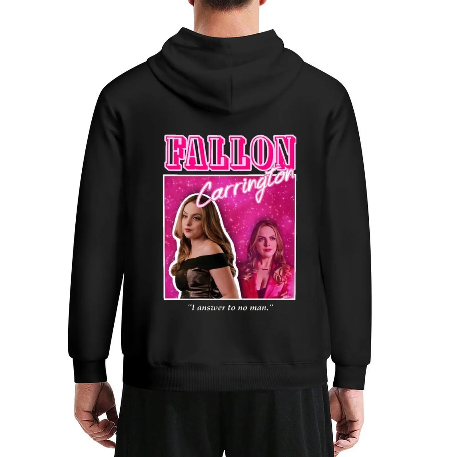 

fallon carrington 2000's aesthetic Hoodie men clothing hooded shirt mens clothing autumn jacket men hoodie men